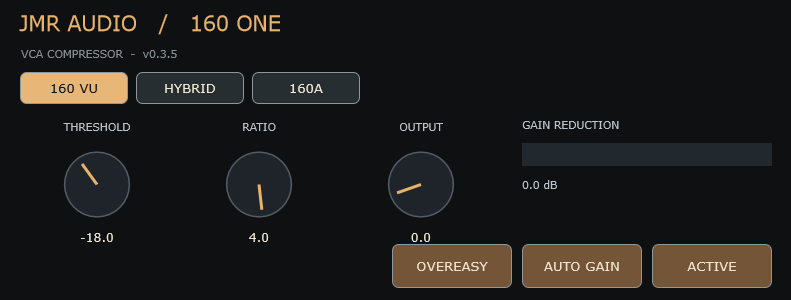 160 One plugin interface